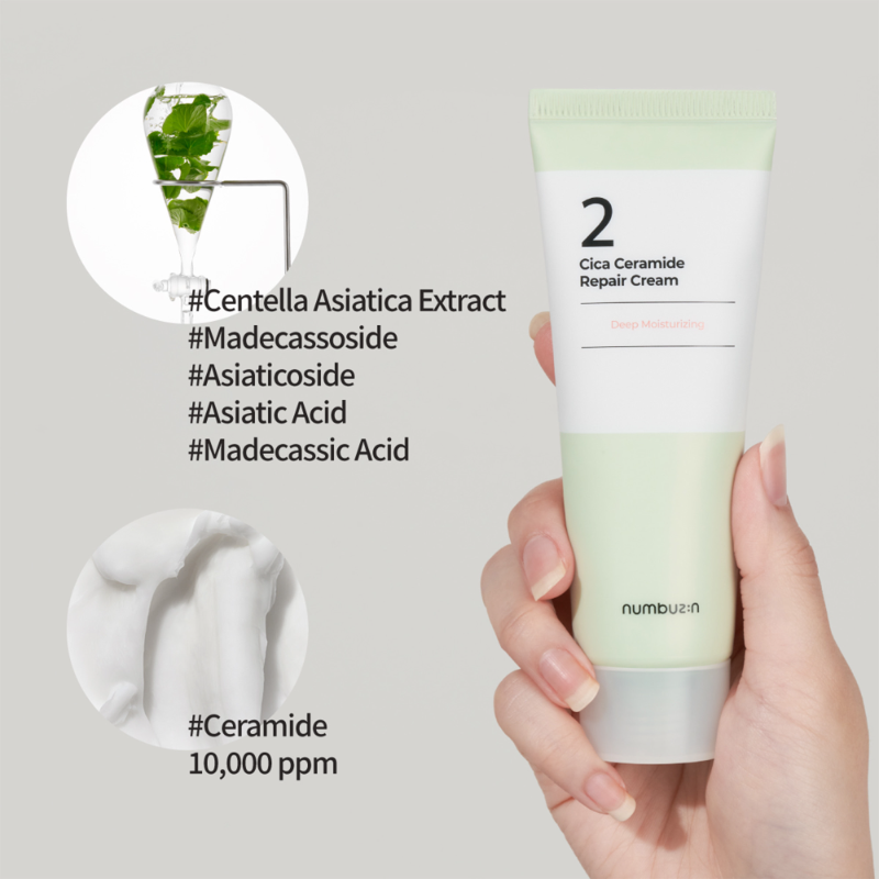 numbuzin - No.2 Cica Ceramide Repair Cream - 60ml