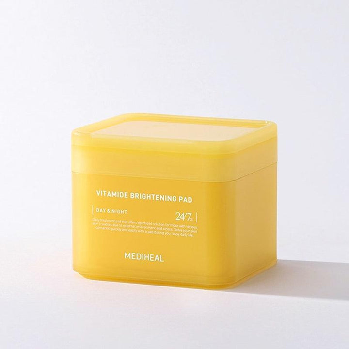 A rack of skincare