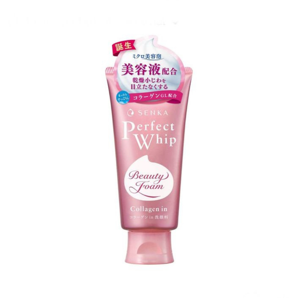 Shiseido - Senka Perfect Whip Collagen in Washing Foam Cleanser (2023 Version) - 120g