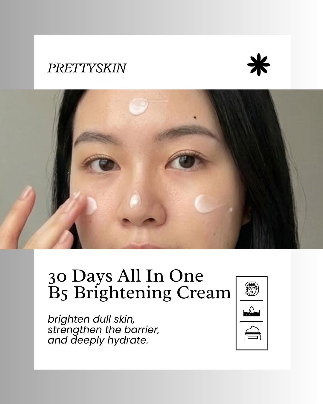 PRETTYSKIN - 30 Days All In One B5 Brightening Cream - 100ml