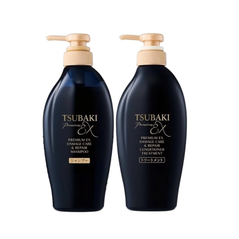 Shiseido - Tsubaki Premium EX Damage Care & Repair Shampoo & Treatment Set - 400ml + 400ml