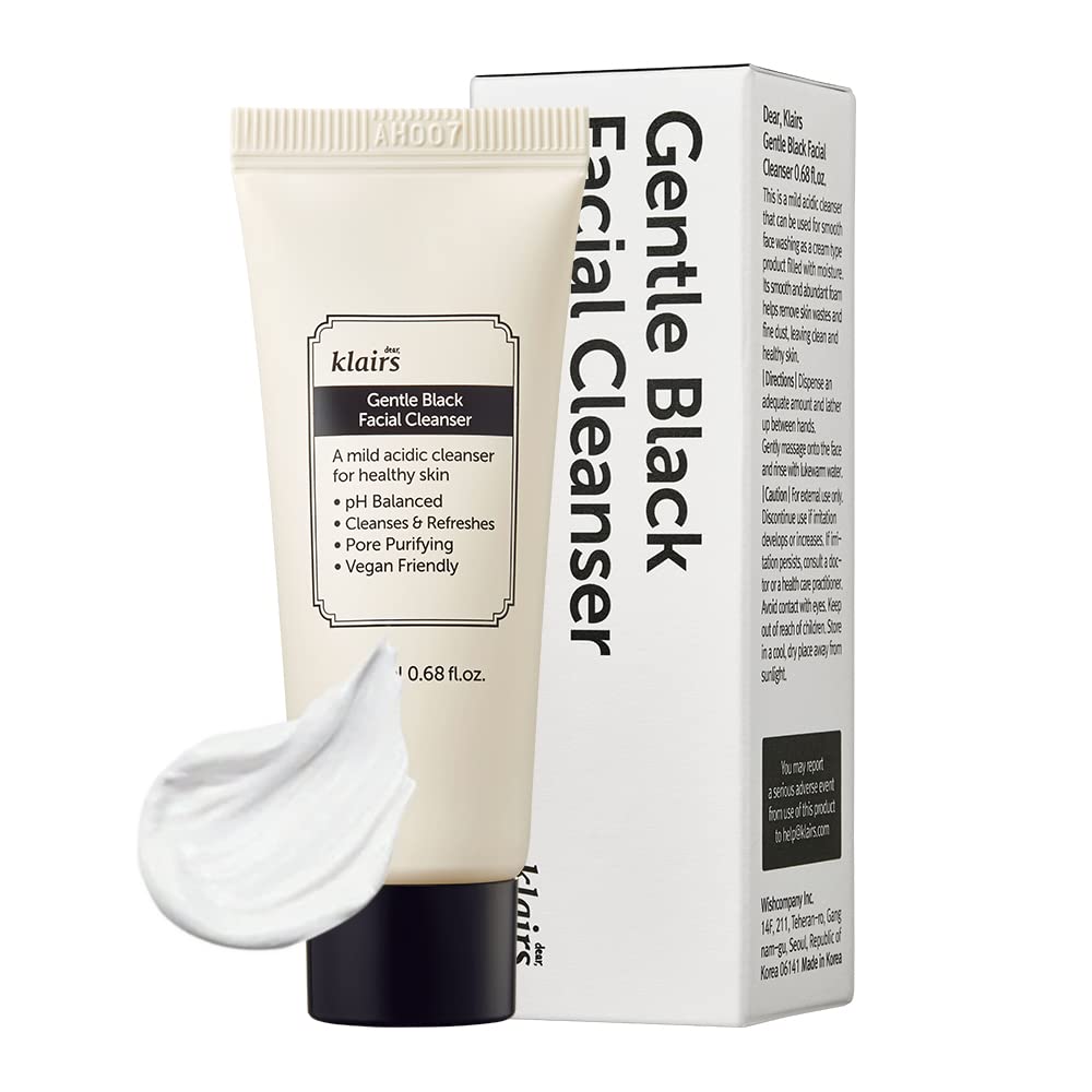 A rack of skincare