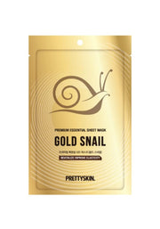 PRETTYSKIN - Premium Essential Sheet Mask Gold Snail - 1pc