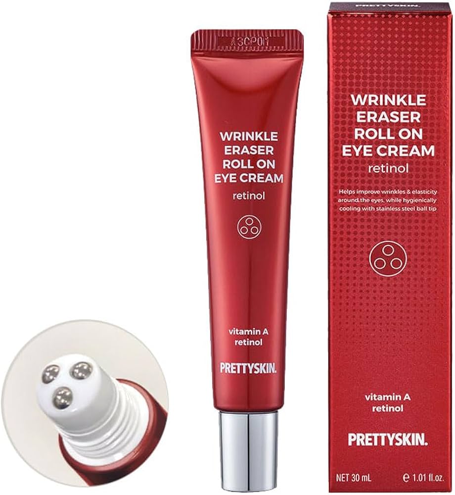 PRETTYSKIN - Wrinkle Eraser Roll On Eye Cream - Retinol - 30ml