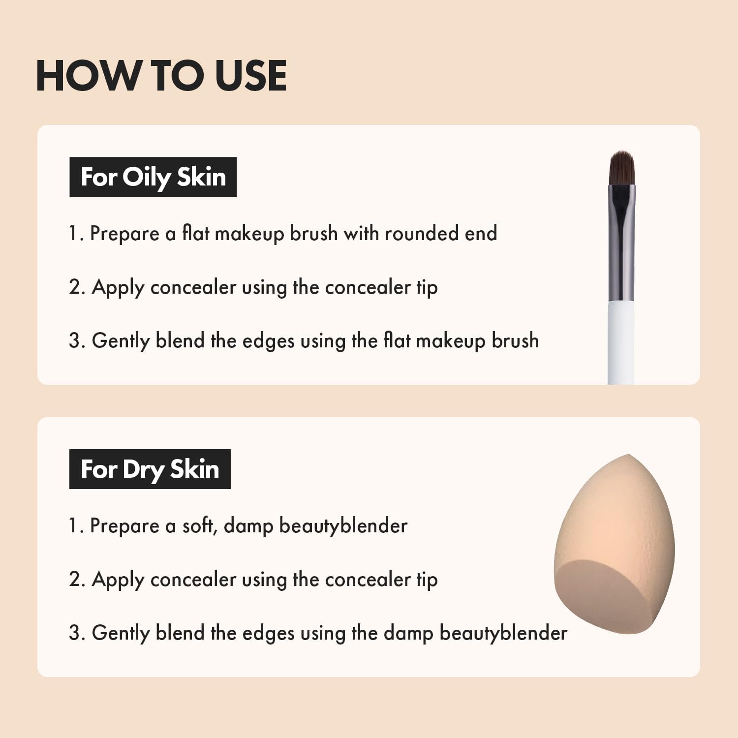 LUNA - Long Lasting Tip Concealer - 7.5g - 01 Vanilla