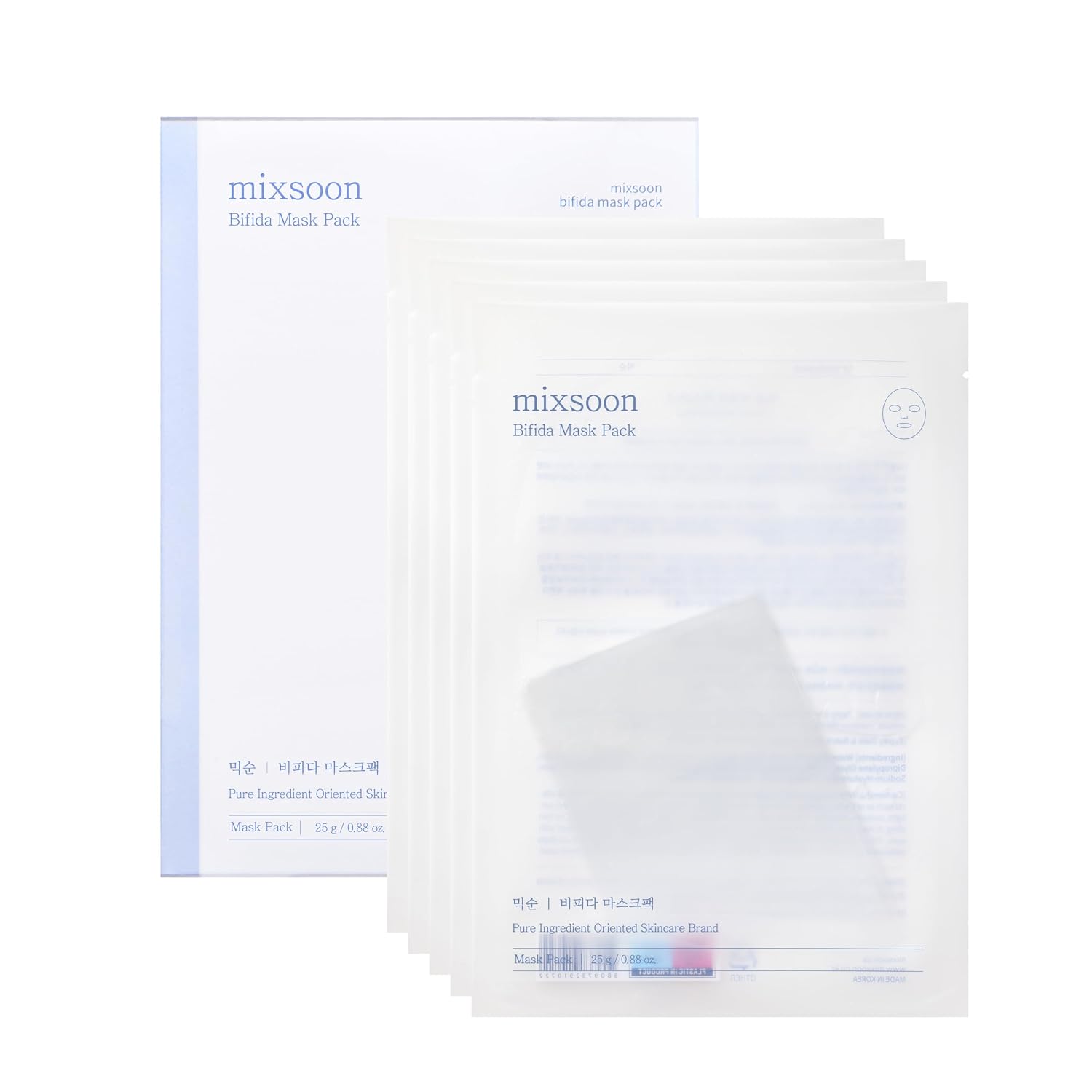 mixsoon - Bifida Mask Pack - 25g*5pcs