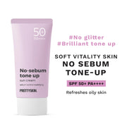 PRETTYSKIN - No Sebum Tone Up Sun Cream SPF50+ PA++++ - 70ml