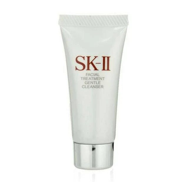 A rack of skincare