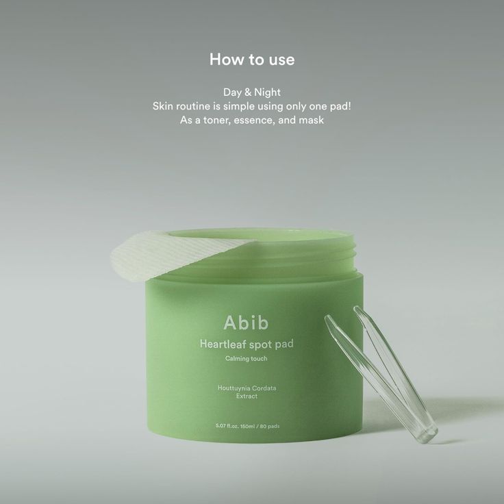 Abib - Heartleaf Spot Pad Calming Touch - 150ml / 80pads