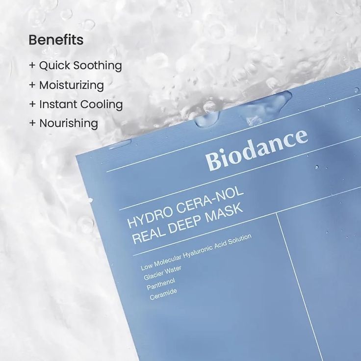 Biodance - Hydro Cera-Nol Real Deep Mask - 4pcs