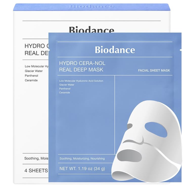 Biodance - Hydro Cera-Nol Real Deep Mask - 4pcs