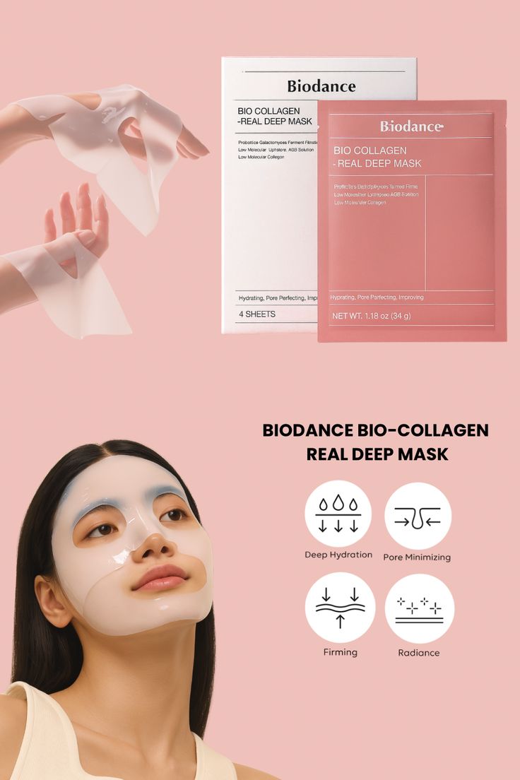 Biodance - Bio-Collagen Real Deep Mask - 4pcs