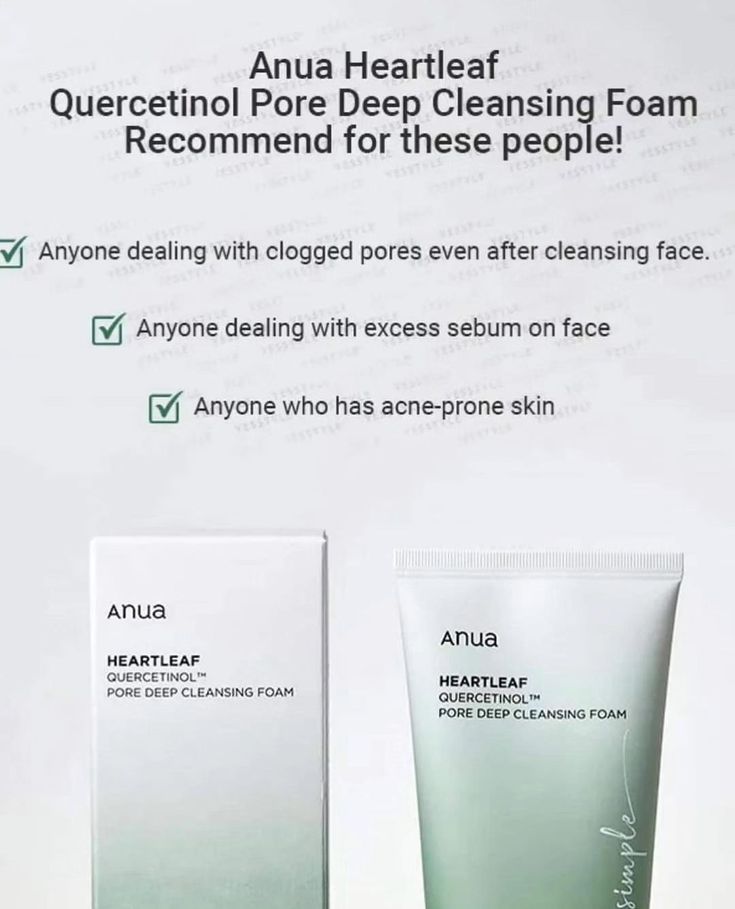 ANUA Heartleaf Quercetinol Pore Deep Cleansing Foam 150ml