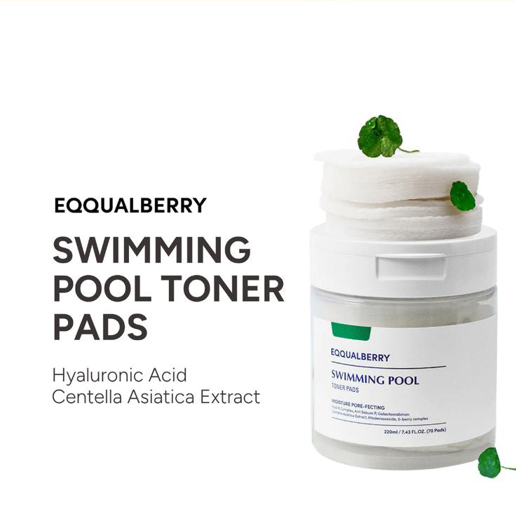 EQQUALBERRY - Swimming Pool Toner Pad - 220ml/70pads