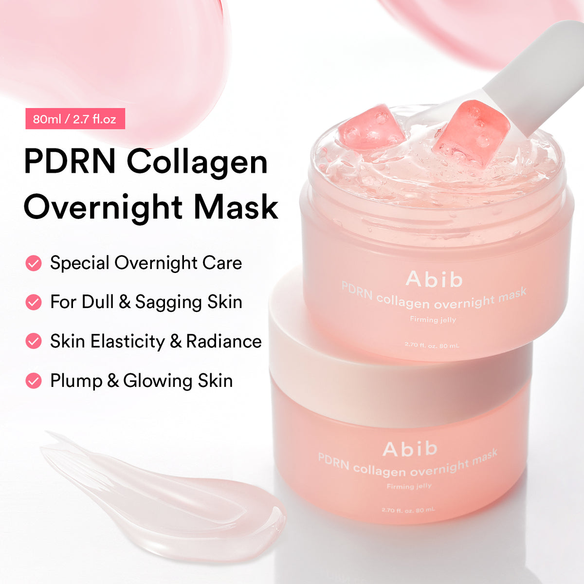 Abib - PDRN Collagen Overnight Mask Firming Jelly PDRN胶原紧致睡眠面膜 - 80ml