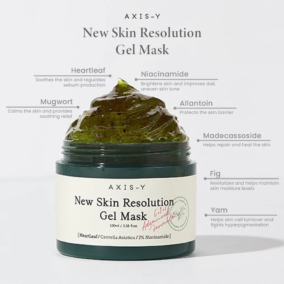 AXIS-Y - New Skin Resolution Gel Mask - 100ml
