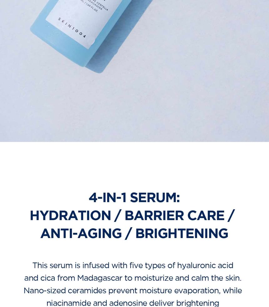 SKIN1004 - Madagascar Centella Hyalu-Cica Blue Serum - 50ml