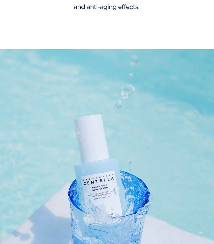 SKIN1004 - Madagascar Centella Hyalu-Cica Blue Serum - 50ml