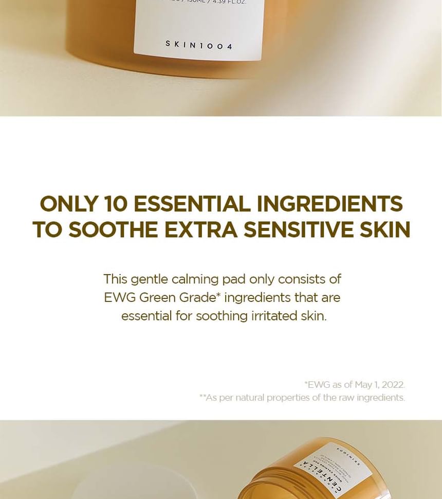 SKIN1004 - Madagascar Centella Quick Calming Pad - 70ea/130ml