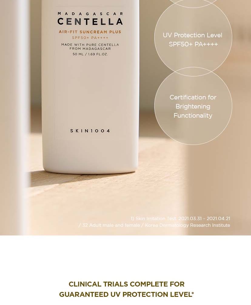 SKIN1004 - Madagascar Centella Air-Fit Suncream Plus SPF50+ PA++++ - 50ml