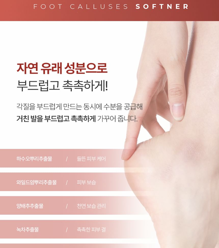 PRETTYSKIN - Foot Calluses Home Care Set - 1set(2items)