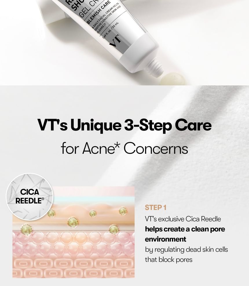 VT - Garlic AC Reedle Shot Gel Cream - 50ml