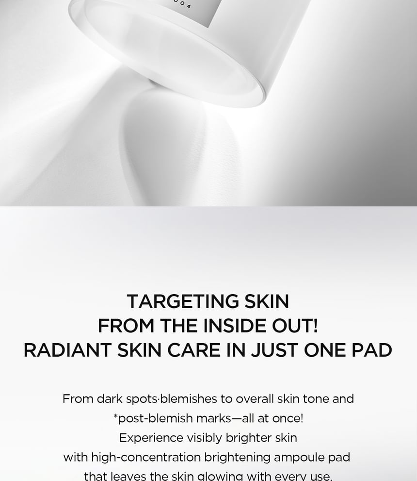 SKIN1004 - Madagascar Centella Tone Brightening Dark Spot Ampoule Pad - 130ml/60pads