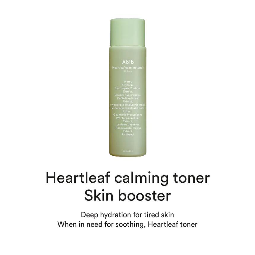 Abib - Heartleaf Calming Toner Skin Booster 鱼腥草舒缓爽肤水 - 30ml
