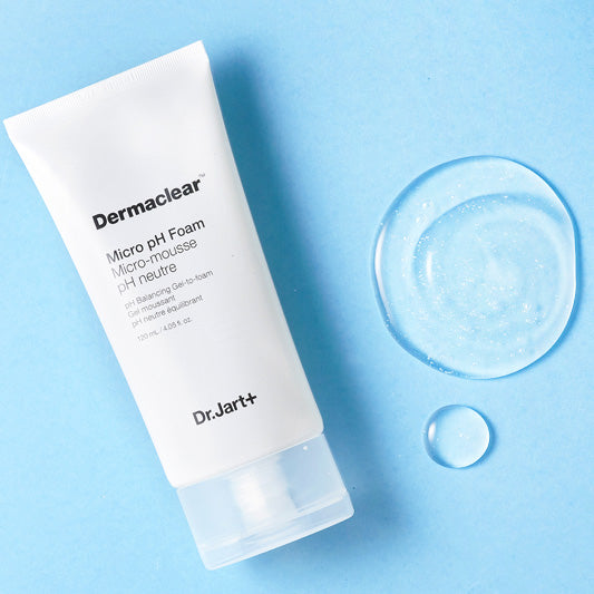 A rack of skincare