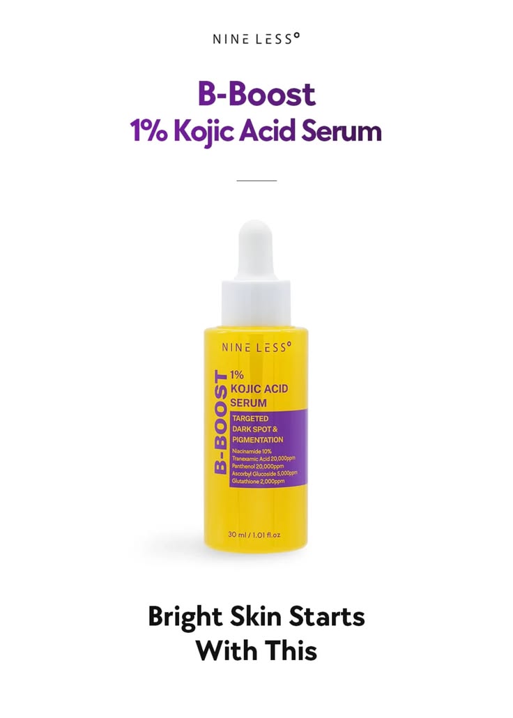 NINELESS - B-Boost 1% Kojic Acid Serum - 30ml