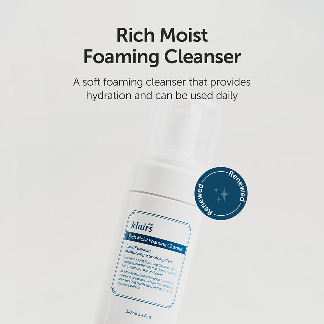 Dear, Klairs - Rich Moist Foaming Cleanser (New) - 100ml