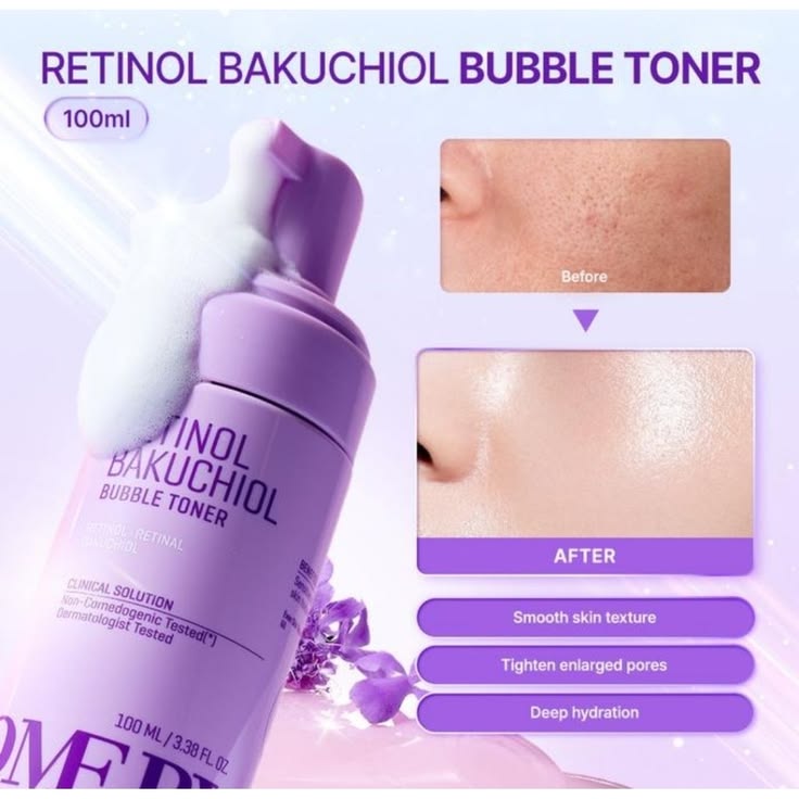 SOME BY MI RETINOL BAKUCHIOL BUBBLE TONER [100ml]