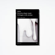 Abib - Gummy Sheet Mask - Collagen Milk Sticker 胶原牛奶果冻面膜 - 1pc