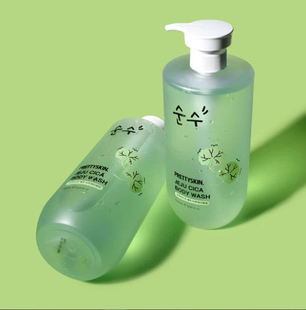 PRETTYSKIN - Jeju Cica Body Wash - 1000ml