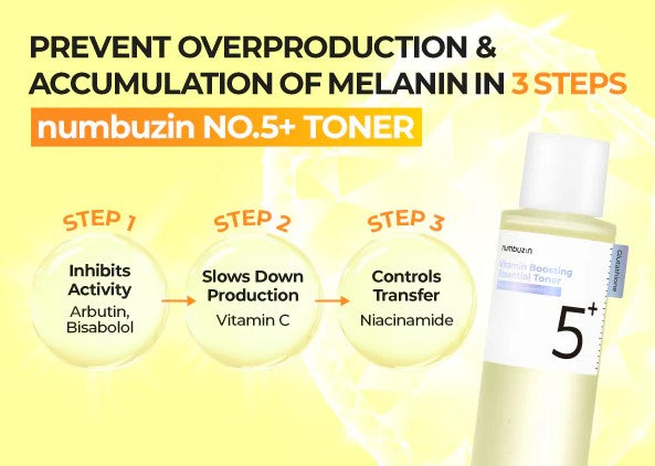 numbuzin - No.5+ Glutathione Vitamin Concentrated Toner - 200ml