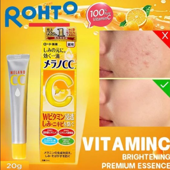 Rohto Mentholatum - Rohto Melano CC Concentration Measures Essence - 2021 Version - 20ml