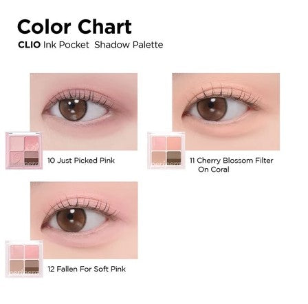 peripera - Peripera Ink Pocket Shadow Palette (Pink Haguma Edition) - 6.4g
