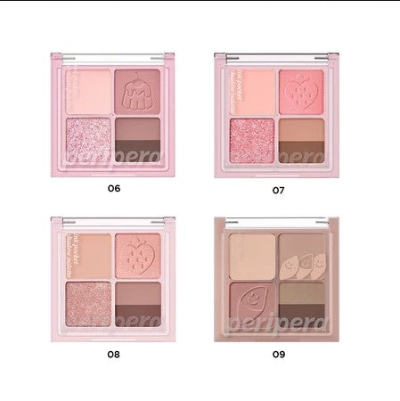 peripera - Peripera Ink Pocket Shadow Palette (Pink Haguma Edition) - 6.4g