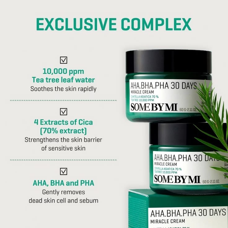 SOME BY MI Aha Bha Pha 30 Days Miracle Moisturizer Cream 60g