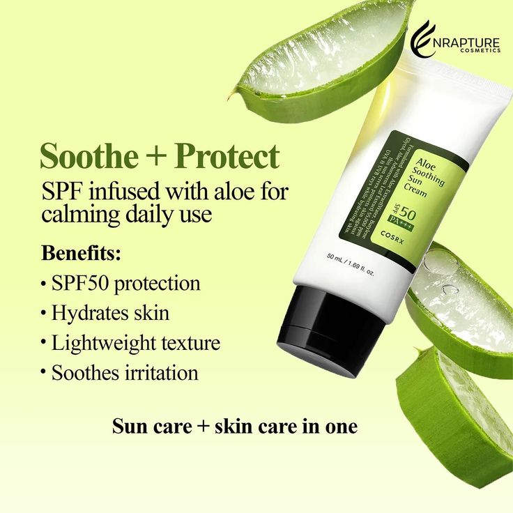 COSRX Aloe Soothing Sun Cream SPF50 PA+++ 50ml