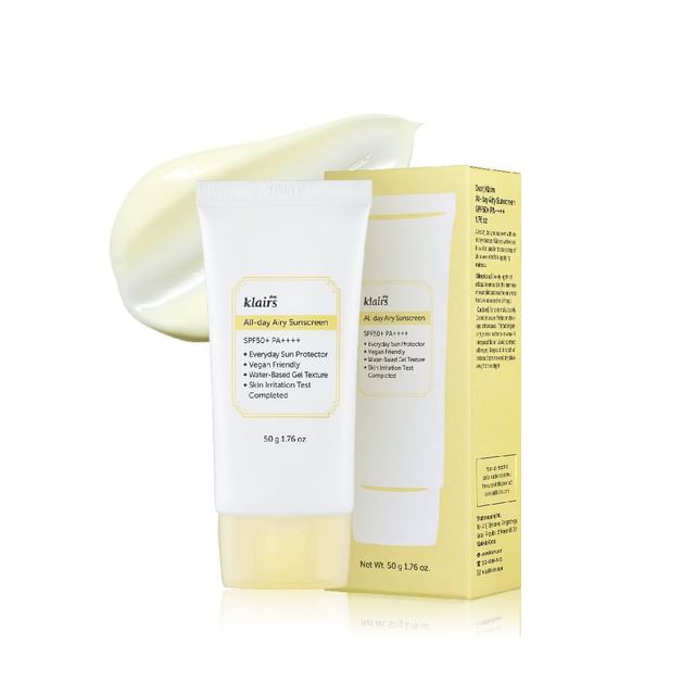 Dear, Klairs - All-day Airy Sunscreen SPF50+ PA++++ - 50g