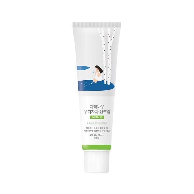 Round Lab - Birch Juice Moisturizing Mild-up Sun Cream SPF50+ PA++++ - 50ml