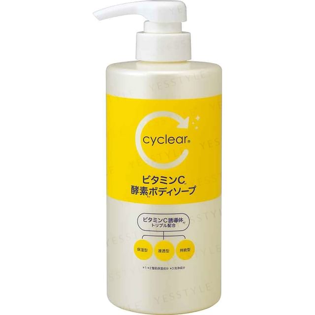 KUMANO COSME - cyclear Vitamin C Enzyme Body Soap - 500g