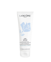 A rack of skincare