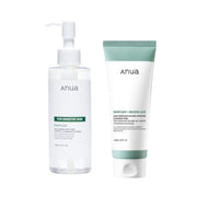 A rack of skincare