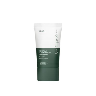 ANUA - Heartleaf Silky Moisture Sun Cream SPF50+ PA++++ - 50ml