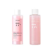 A rack of skincare