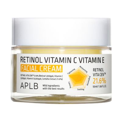 COSRX Advanced Snail 96 Mucin Power Essence 100ml + APLB - Retinol Vitamin C Vitamin E Facial Cream - 55ml Set