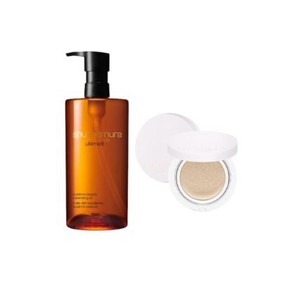 A rack of skincare