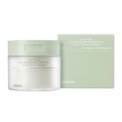 CELIMAX - Cica BHA Blemish Toner Pad - 170ml/60pcs